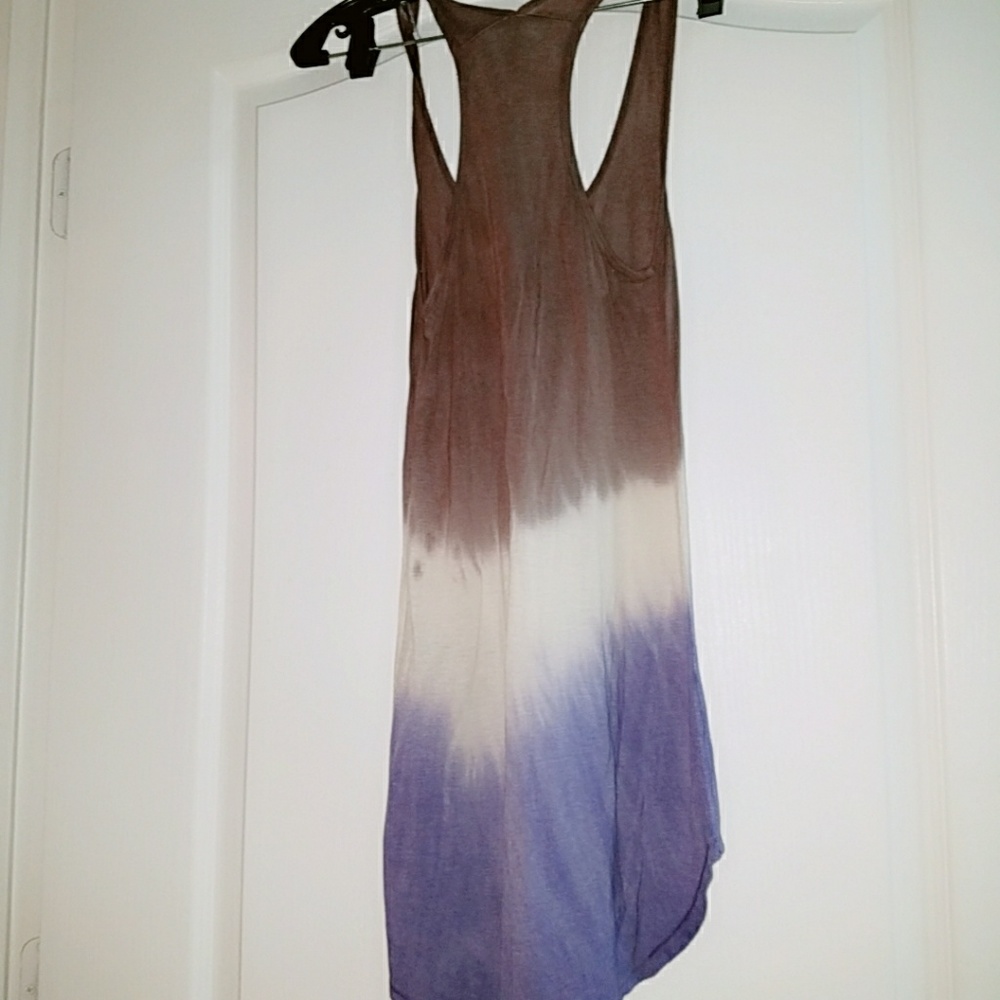 Racer long ombre color Tank/Tunic